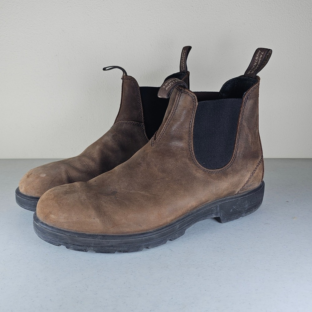 Blundstone BL1609 Men's Size 10 Antique Brown Chelsea Boots